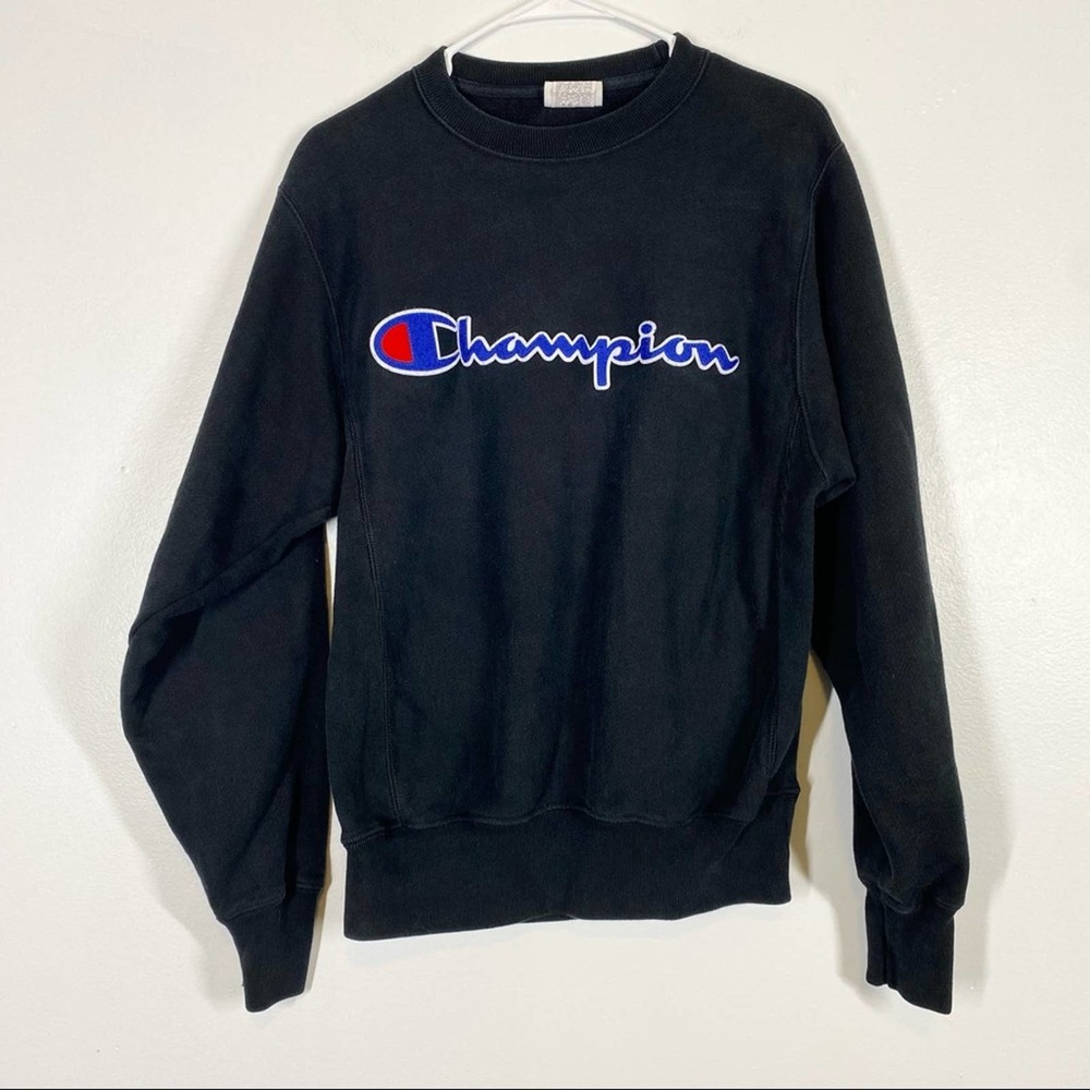 VINTAGE Y2K Champion Crew Neck Sweatshirt 90s S